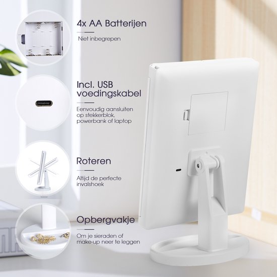 ShairBeauty™ LumiGlow Mirror