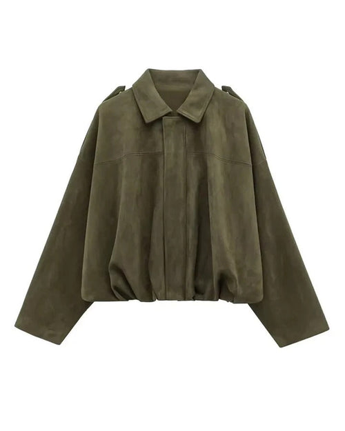 Trendy Dames Suède Bomberjack